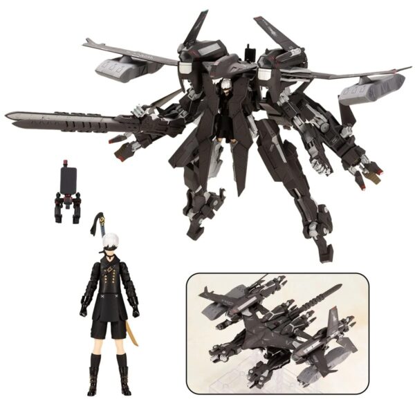 SQ83167-NieR: Automata YoRHa No. 9 Type S and Flight Unit Ho229 Model Kit