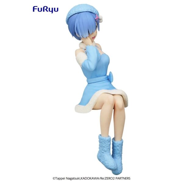 UTCFR95913-Re:Zero Starting Life in Another World Rem Snow Princess Ver. Noodle Stopper Statue