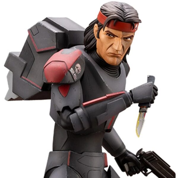 KTSW185-Star Wars: The Bad Batch Hunter ARTFX 1:7 Scale Model Kit