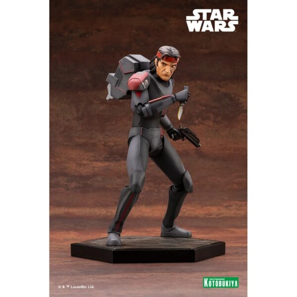 KTSW185-Star Wars: The Bad Batch Hunter ARTFX 1:7 Scale Model Kit