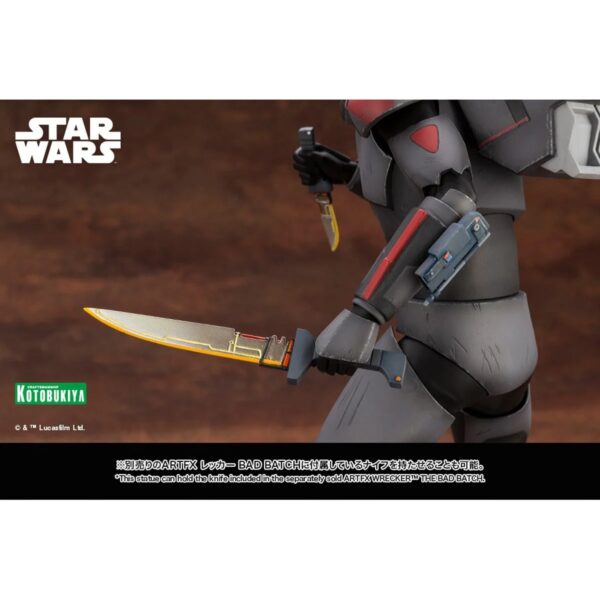 KTSW185-Star Wars: The Bad Batch Hunter ARTFX 1:7 Scale Model Kit