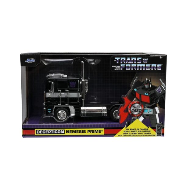 JD33490-Transformers G1 Decepticon Nemesis Prime 1:24 Scale Die-Cast Metal Vehicle
