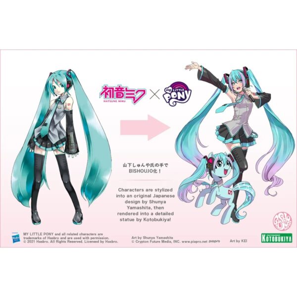 KTSV321-Vocaloid Hatsune Miku feat. My Little Pony Bishoujo 1:7 Scale Statue