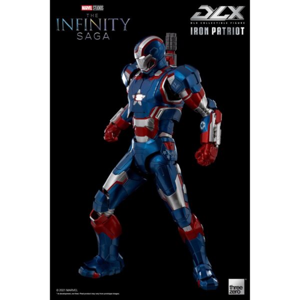 TH3Z0257-Avengers: Infinity Saga Iron Patriot DLX 1:12 Scale Action Figure