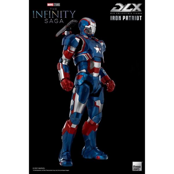 TH3Z0257-Avengers: Infinity Saga Iron Patriot DLX 1:12 Scale Action Figure