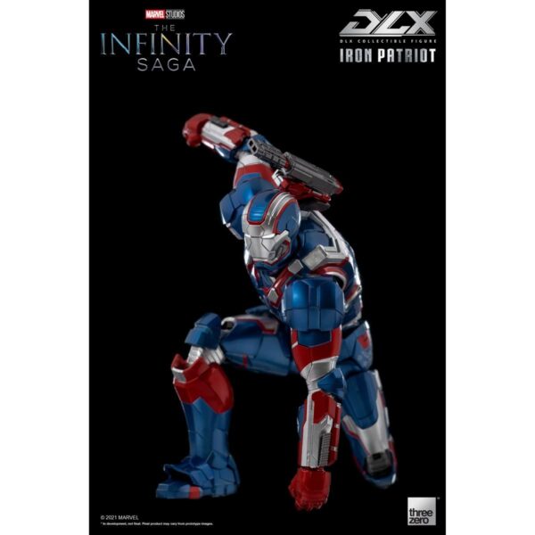 TH3Z0257-Avengers: Infinity Saga Iron Patriot DLX 1:12 Scale Action Figure