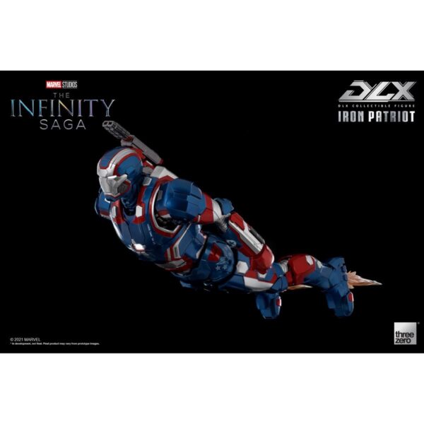 TH3Z0257-Avengers: Infinity Saga Iron Patriot DLX 1:12 Scale Action Figure