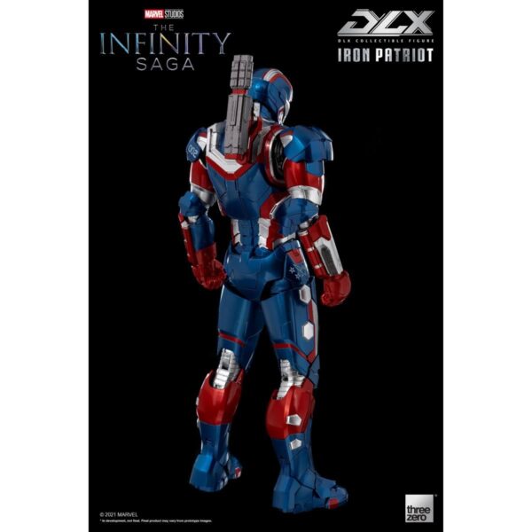TH3Z0257-Avengers: Infinity Saga Iron Patriot DLX 1:12 Scale Action Figure