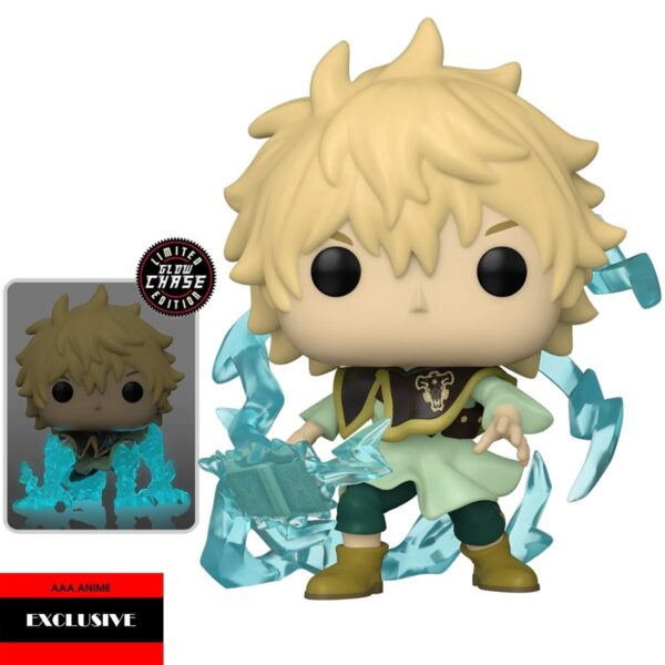 AA60707-Chase Limited Edition Black Clover Luck Voltia Pop! Vinyl Figure - AAA Anime Exclusive