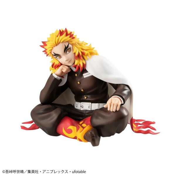 UTCMH83113-Demon Slayer: Kimetsu no Yaiba Rengoku G.E.M. Series Palm-Sized Statue with Gift