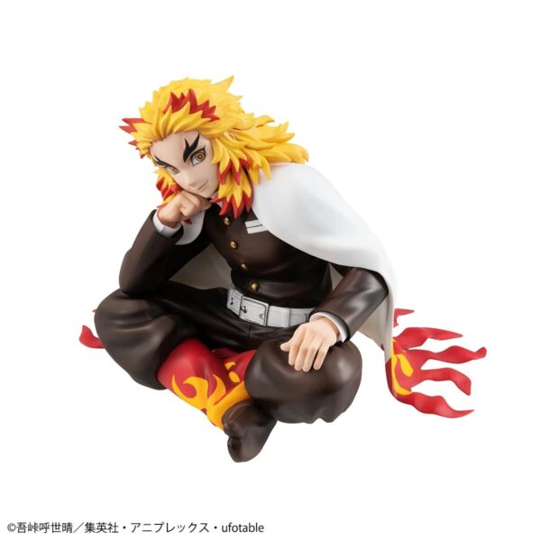 UTCMH83113-Demon Slayer: Kimetsu no Yaiba Rengoku G.E.M. Series Palm-Sized Statue with Gift