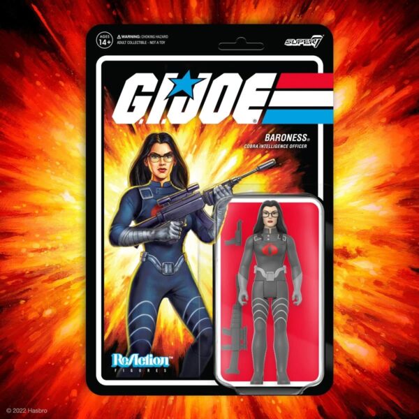 SUP81819-G.I. Joe Baroness Version 2 3 3/4-Inch ReAction Figure