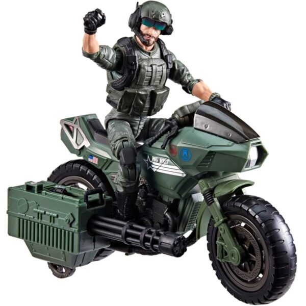 HSF0762-G.I. Joe Classified Series Special Missions: Cobra Island Breaker with RAM Cycle 6-Inch Action Figure and Vehicle