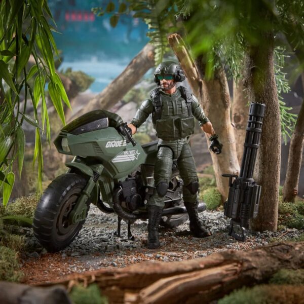 HSF0762-G.I. Joe Classified Series Special Missions: Cobra Island Breaker with RAM Cycle 6-Inch Action Figure and Vehicle