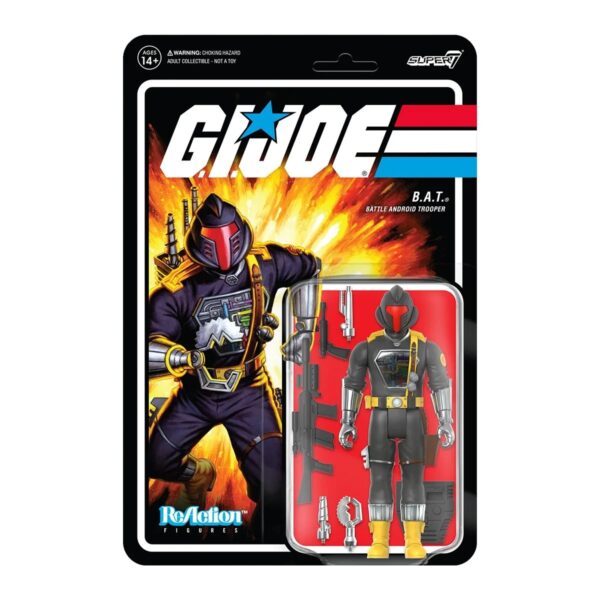 SUP82071-G.I. Joe Cobra B.A.T. 3 3/4-Inch ReAction Figure