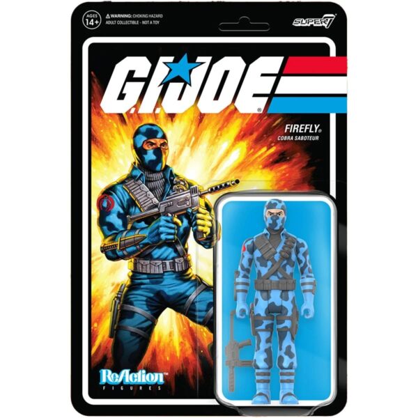 SUP81820-G.I. Joe Firefly (Comic) 3 3/4-Inch ReAction Figure