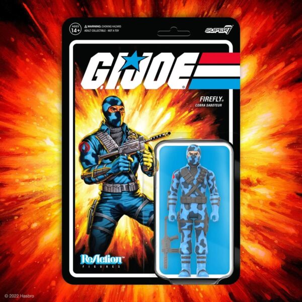 SUP81820-G.I. Joe Firefly (Comic) 3 3/4-Inch ReAction Figure
