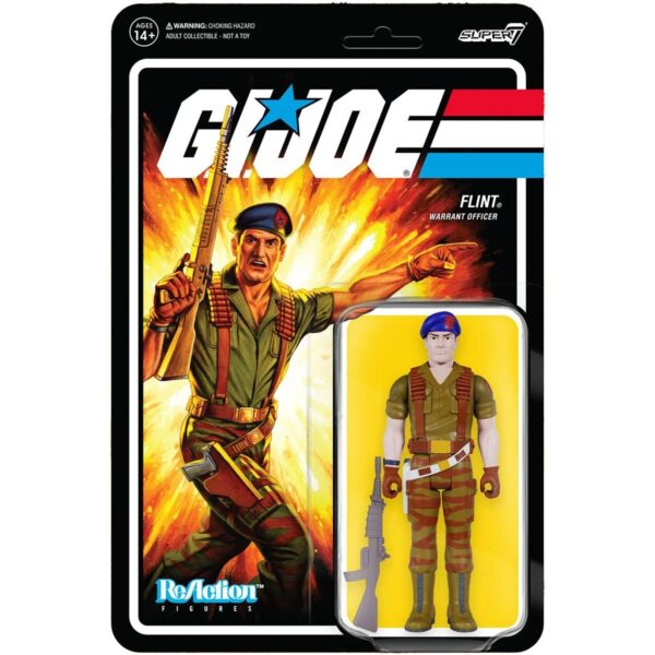 SUP81816-G.I. Joe Flint 3 3/4-Inch ReAction Figure