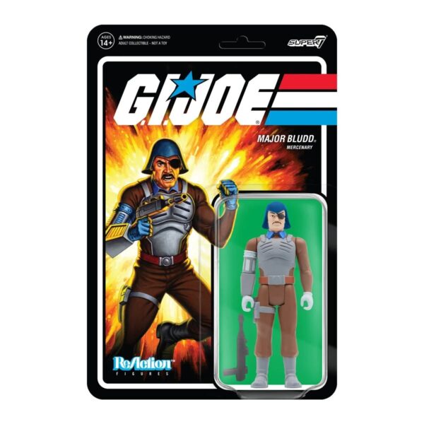 SUP81514-G.I. Joe Major Bludd 3 3/4-Inch ReAction Figure