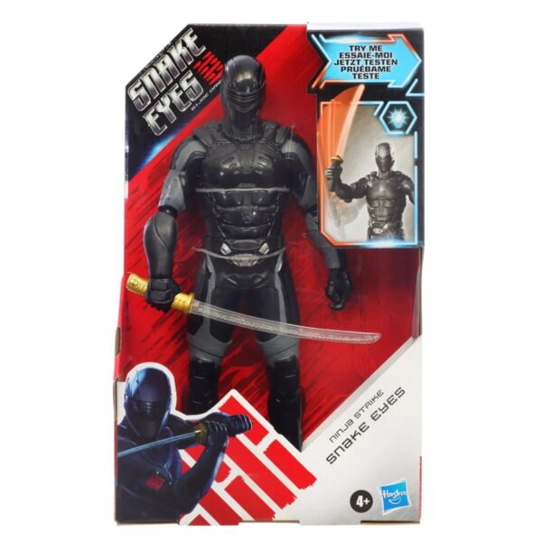 HSE8348-G.I. Joe Origins Ninja Strike Snake Eyes 12-Inch Action Figure