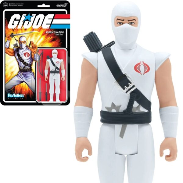 SUP81513-G.I. Joe Storm Shadow 3 3/4-Inch ReAction Figure
