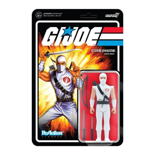 SUP81513-G.I. Joe Storm Shadow 3 3/4-Inch ReAction Figure