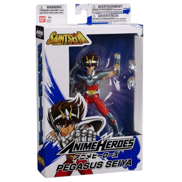 BA36942-Knights of the Zodiac Anime Heroes Pegasus Seiya Action Figure