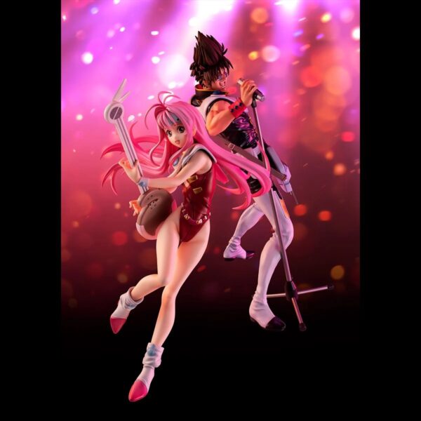 UTCMH83178-Macross 7 Fire Bomber Mylene Jenius Statue