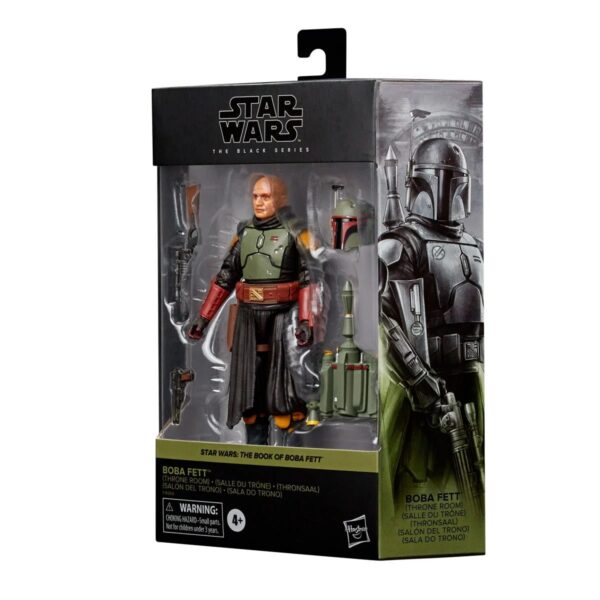 HSF4064-Star Wars The Black Series Boba Fett (Throne Room) Deluxe 6-Inch Action Figure