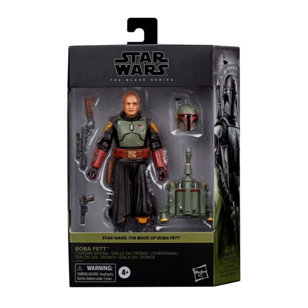 HSF4064-Star Wars The Black Series Boba Fett (Throne Room) Deluxe 6-Inch Action Figure