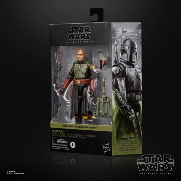 HSF4064-Star Wars The Black Series Boba Fett (Throne Room) Deluxe 6-Inch Action Figure