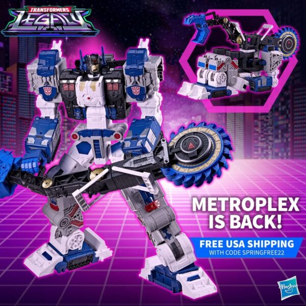 HSF2986-Transformers Generations Legacy Titan Metroplex
