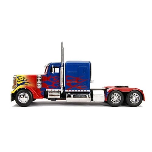 JD30446-Transformers The Last Knight Hollywood Rides Optimus Prime 1:24 Scale Die-Cast Metal Vehicle