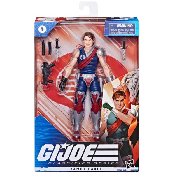 HSF4025-G.I. Joe Classified Series 6-Inch Xamot Paoli Action Figure