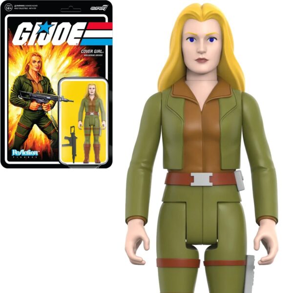 SUP82068-G.I. Joe Cover Girl 3 3/4-Inch ReAction Figure