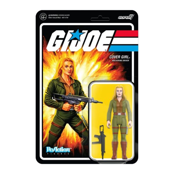SUP82068-G.I. Joe Cover Girl 3 3/4-Inch ReAction Figure