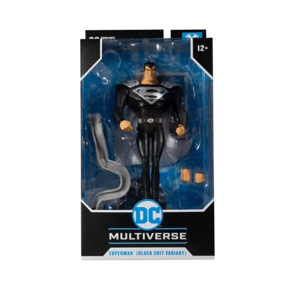 MF15191-DC Multiverse Superman Black Suit Superman: The Animated Series 7-Inch Scale Action Figure