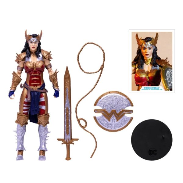 MF15181-DC Multiverse Wonder Woman by Todd McFarlane Gold Label 7-Inch Scale Action Figure