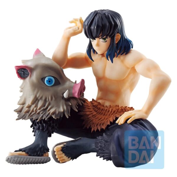 BLFBAS60200-Demon Slayer: Kimetsu no Yaiba Inosuke Hashibira Tengen Uzui Is Here! Ichiban Statue