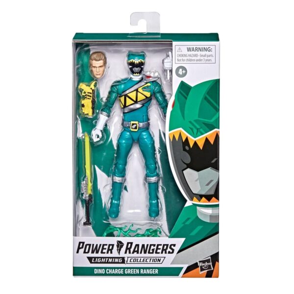 13533-Power Rangers Lightning Collection 6-Inch Figures Dino Charge Green