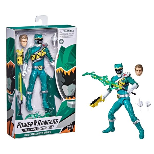 13533-Power Rangers Lightning Collection 6-Inch Figures Dino Charge Green
