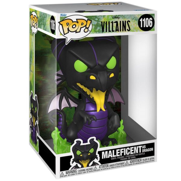 FU57354-Disney Villains Maleficent Dragon 10-Inch Jumbo Pop! Vinyl Figure