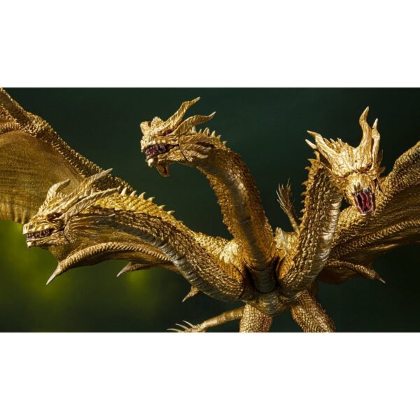 BLFBAS58747-Godzilla: King of the Monsters King Ghidorah 2019 Special Color Version S.H.MonsterArts Action Figure