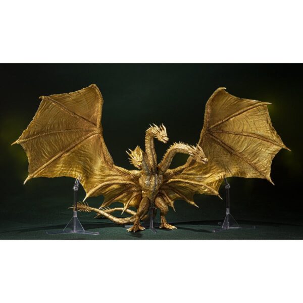 BLFBAS58747-Godzilla: King of the Monsters King Ghidorah 2019 Special Color Version S.H.MonsterArts Action Figure