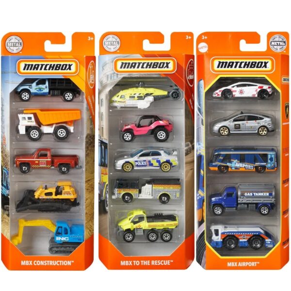 MTC1817E-Matchbox Car Collection 5-Pack 2022