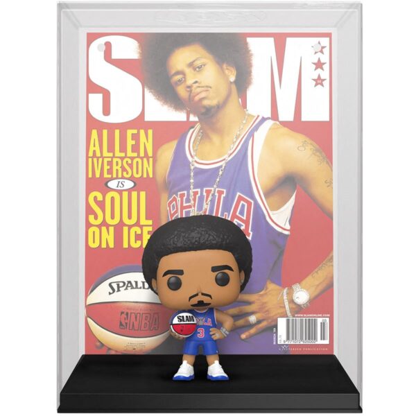 FU59349-NBA SLAM Allen Iverson Pop! Cover Figure with Case