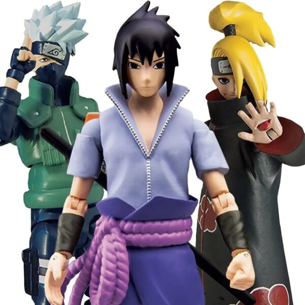 TN11990A-Naruto: Shippuden 4-Inch Poseable Figure Encore Series Sasuke
