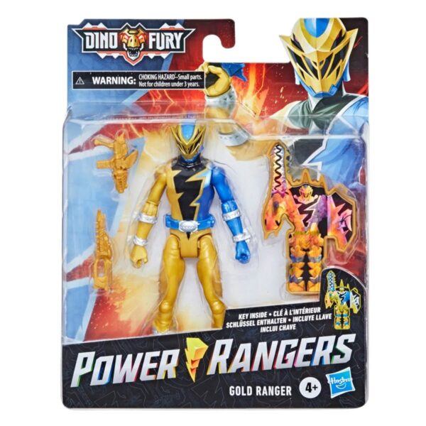 HSE5915J-Power Rangers Basic 6-Inch Action Figures PRG DNF CORE GOLD RANGER