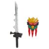 HSF5718-Power Rangers Dino Fury Spiral Strike Red Ranger 12-inch Electronic Spinning and Light FX Action Figure
