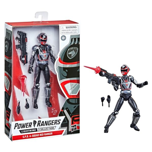 HSF2972-Power Rangers Lightning Collection S.P.D. A-Squad Red Ranger 6-Inch Action Figure